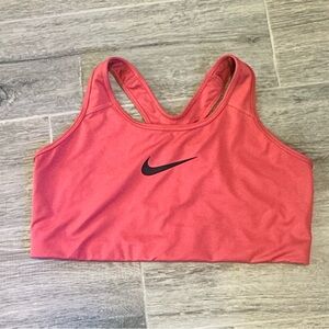 Nike Pro Dri Fit Hot Pink Workout Sports Bra Size XL Neon Running
Yoga Racerback